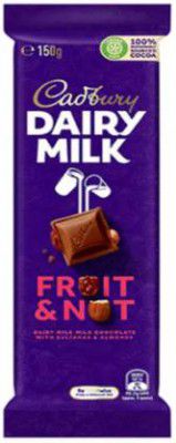 Cadbury Dairy Milk Fruit & Nut With Almonds (IMPORTED FROM AUSTRALIA) Bars  (150 g)