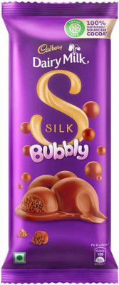 Cadbury Dairy Milk Silk Bubbly Chocolate Bars  (120 g)