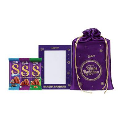 Cadbury Dairy Milk Silk Chocolates Potli Special Rakshabandhan Edition with Photoframe, 150 g