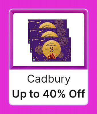 Cadbury @ upto 40% off in Flipkart Big Billion Days 2023
