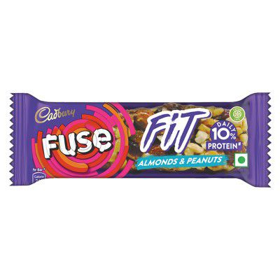 Cadbury Fuse Fit Chocolate Snack Bar with Almonds and Peanuts,40g