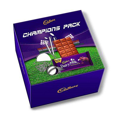 Cadbury Milk Chocolates Champions Box, 390g, 4 Count (Pack Of 1)