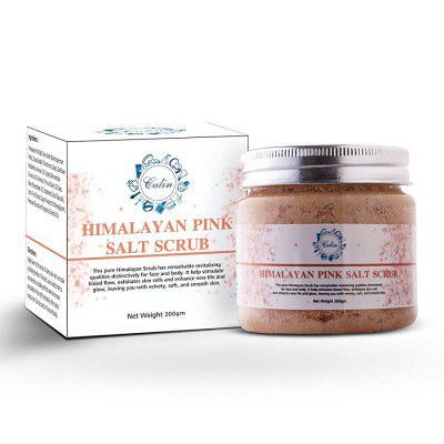 Calin Himalayan Pink Salt Body Scrub, 200 ml, 200g