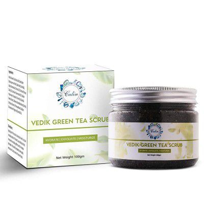 Calin Vedik Green Tea Body Scrub, 100 ml