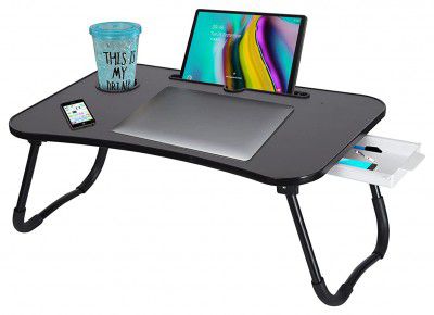 Callas Multipurpose Foldable Laptop Table Cup Holder