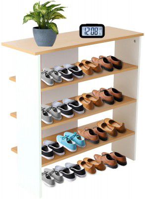 Callas Premium Shoe Rack Multipurpose Storage Rack ( SR-02-Brown | 4 Shelves )