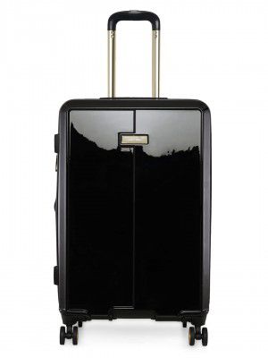 Calvin Klein Physique Range Black Color Hard Case Abs/Pc Film Medium Size Luggage