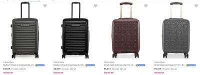 Calvin Klein Suitcases up to 81% off