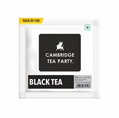 Cambridge Tea Party, Assam Black Tea 100 Tea Bags, Hotel Pack