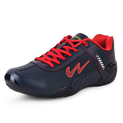 Campus Camp Torque Casual Sneakers for Men and Boys | Riding Shoes with PU Upper, Soft PU Foam Insole, Secure Lace-Up Closure, and Rubber Outsole