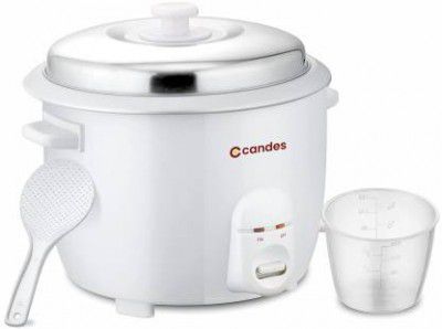 Candes Aroma Easy Cook Electric Rice Cooker with Steaming Feature