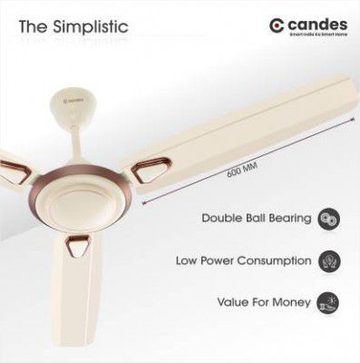 Candes Breeza 1200 mm Ultra High Speed 3 Blade Ceiling Fan 