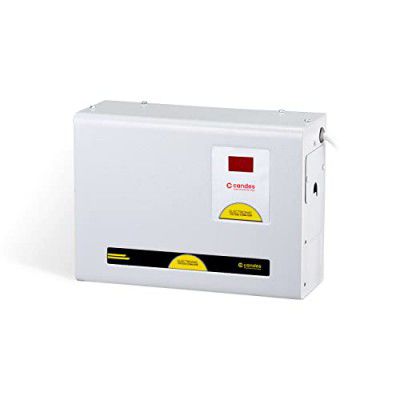 Candes Crystal 4kVA for 1.5 Ton / 1 Ton AC (130V to 285V) Voltage Stabilizer with Wide Working Range Best for Inverter AC, Split AC or Windows AC Upto 1.5 Ton | (4130MS)