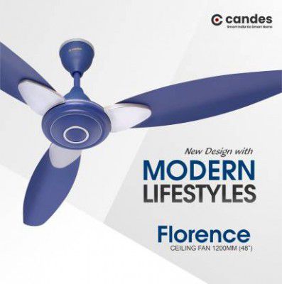 Candes Florence 1200 mm Energy Saving 3 Blade Ceiling Fan 