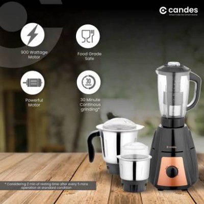 Candes Quick Hand Vegetables and Fruits Chopper & Eathan 900 Mixer Grinder 