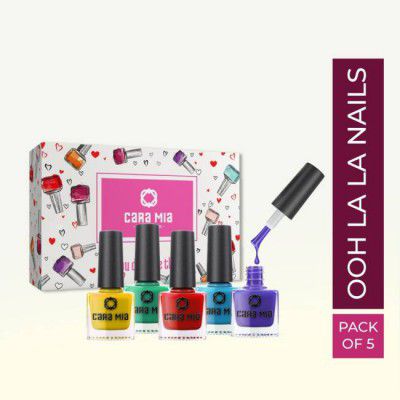 Cara Mia by Flipkart Ooh La La Nails Enamel Nail Polish Multicolor