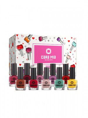 CARA MIA Set of 10 Babe You Deserve This Nail Polishes- Pretty Pastels Fierce And Flawless