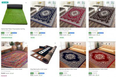 Carpet Rugs Upto 90% Off | Starts ₹119