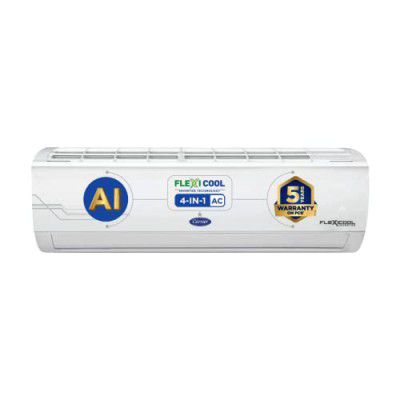 Carrier 1.5 Ton 4 Star AI Flexicool Inverter Split AC (Copper, Convertible 4-in-1 Cooling, High Density Filter, Auto Cleanser, 2023 Model, ESTER Exi -CAI18ES4R33F0)