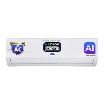 Carrier CAI24ES5R34F1 2 Ton 5 Star AI Flexicool Inverter Split AC (White)