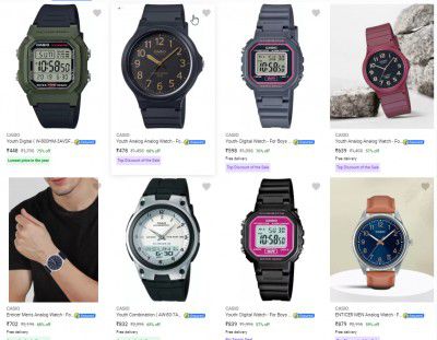 Casio Wrist Watches Min.50% - 72%Off