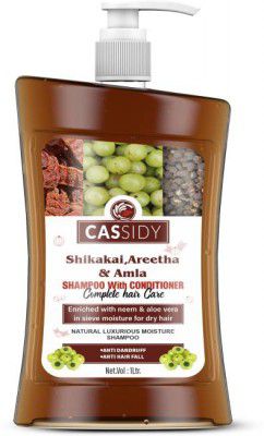 Cassidy Shikakai, Areetha and Amla Hair Shampoo with Conditioner 1 ltr