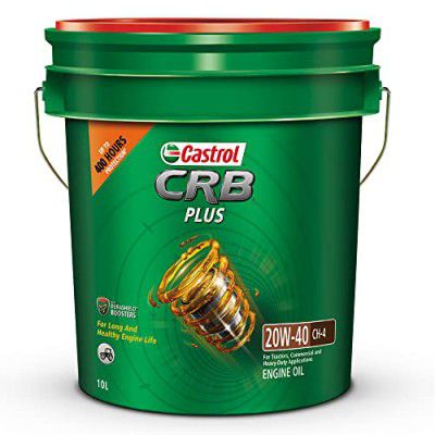 Castrol CRB PLUS 20W-40 CH-4 Diesel Engine Oil for Tractors, Commercial and Heavy Duty Applications