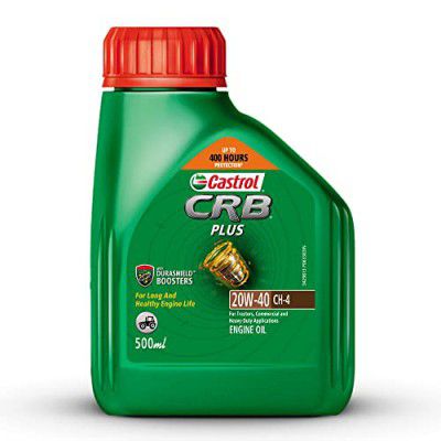 Castrol CRB PLUS 20W-40 CH-4 Diesel Engine Oil for Tractors, Commercial and Heavy Duty Applications