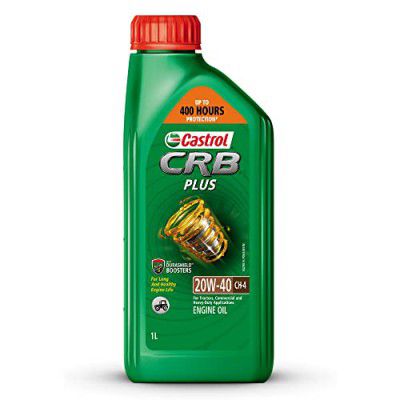 Castrol CRB PLUS 20W-40 CH-4 Diesel Engine Oil for Tractors, Commercial and Heavy Duty Applications