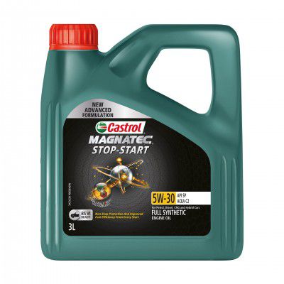 Castrol MAGNATEC STOP-START 5W-30 Full Synthetic Engine Oil for Petrol, Diesel and CNG Cars 3L