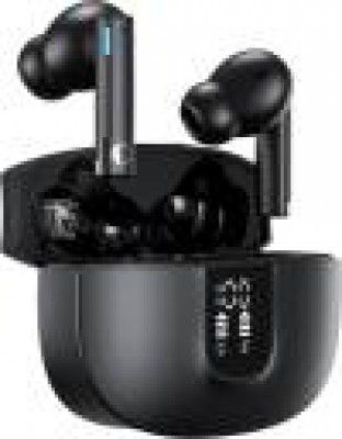 Cellecor BroPods CB33 TWS With 60 Hours Playtime, ENC, 13mm Driver, 5.1v Bluetooth Headset  (Black, True Wireless)