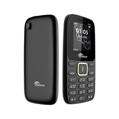 Cellecor C4i Dual Sim Feature Phone 1000 mAH Battery with Vibration, Torch Light, Wireless FM and Rear Camera