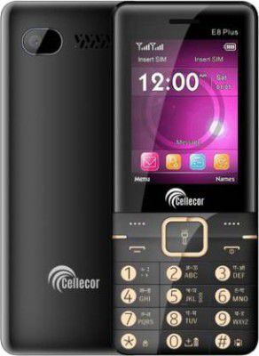 Cellecor E8 Plus  Black