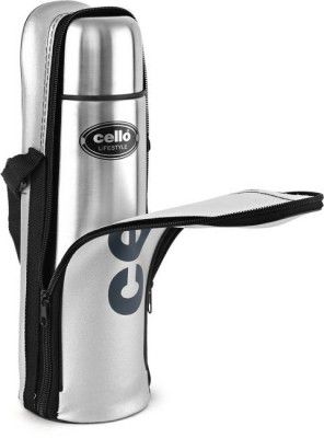 Cello 1000ml Flask with Thermal Jacket Stainless Steel (Pack of 1)