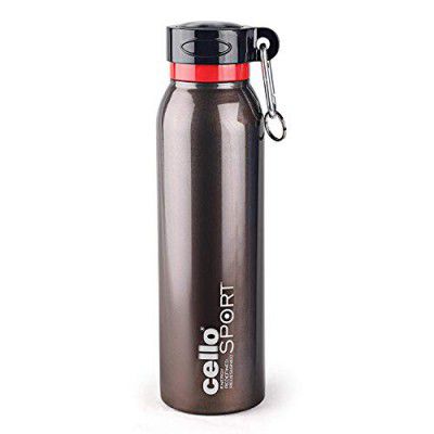 CELLO. Beatle Stainless Steel 850 ml Sports Bottle (Brown)