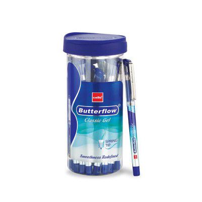 Cello Butterflow Classic Gel Pens | Jar of 20 Units