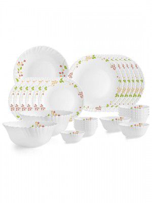 Cello Dazzle Series Set of 27 Secret Garden Opalware Dinner Set