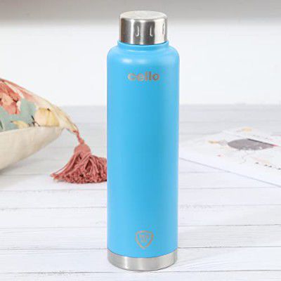 Cello Duro Top Double Walled Insulated Flask | 750ml, Blue