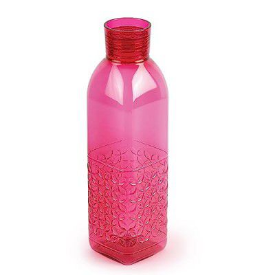 CELLO Florence 1000ml | BPA Free, 100% food grade | Safe Plastic | Refrigerator Safe | Wide Mouth | Leakproof | Pink