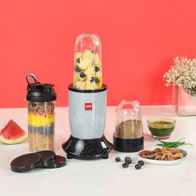 Cello Frutomix Nutri Blend Pro + | Multi-purpose Blender | (2 multipurpose Jar with 1 sipper bottle) Set of 3 