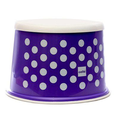 Cello Fusion Plastic Tuffy Stool, Violet