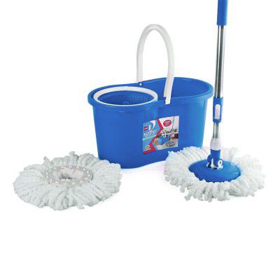 Cello Kleeno Compacto Spin Mop with 2 refill