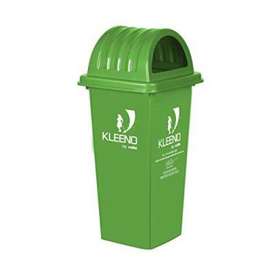 Cello Kleeno Dome Lid Plastic Garbage Dustbin Bucket 110 LTR - Green