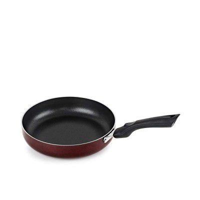 Cello Non Stick Induction Base Frying Pan/Tapper Pan, 220 mm, Cherry,Aluminium