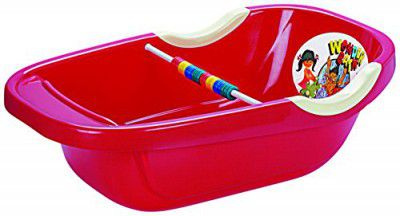 Cello Portable Plastic Baby Bath Tub, Pink