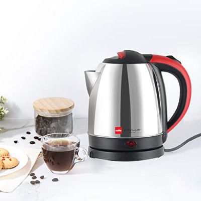 Cello Quick Boil Primo 1.8 Litre Electric Kettle 1500 Watts, Red