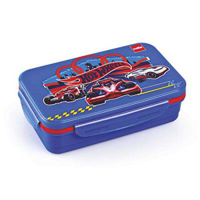 Cello Super Treat Insulated Plastic Lunch Box, Dark Blue