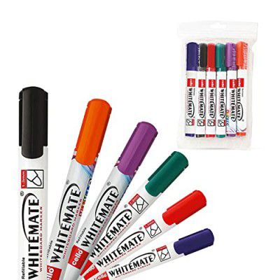 Cello Whitemate Whiteboard BoldMarkers | Set of 6