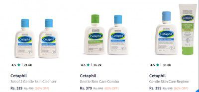 Cetaphil Skin Cleanser Upto 60% Off | Starts At Rs 319