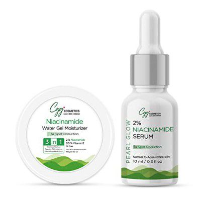 CGG COSMETICS NIACINAMIDE WATER GEL MOISTURIZER 100GM + FREE 10ML SAMPLE OF 2% NIACINAMIDE SERUM